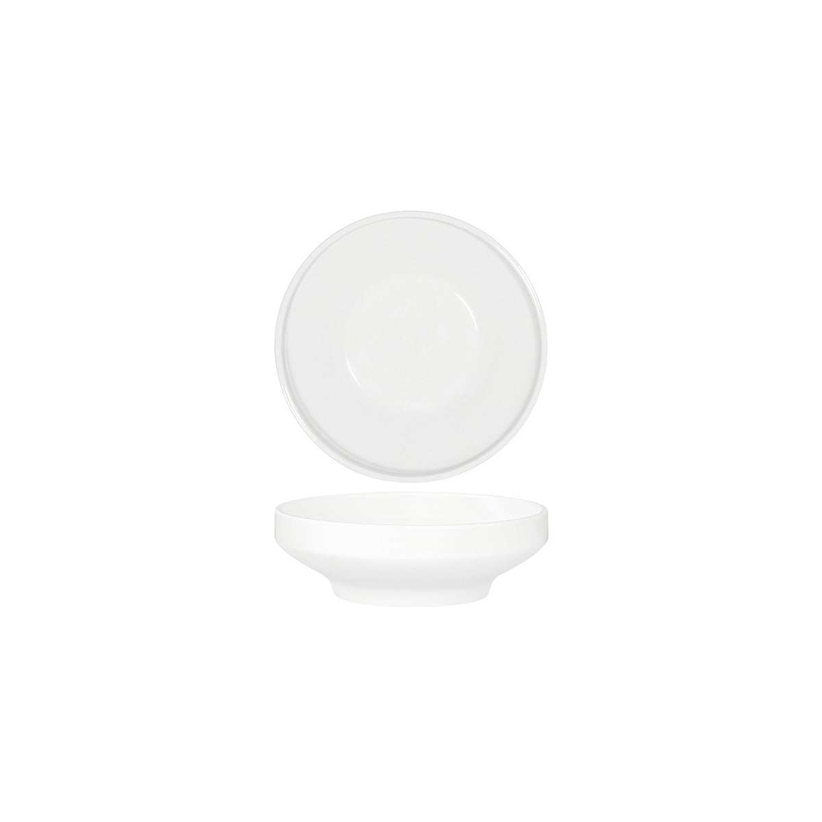 91084 Tablekraft Core White Round Footed Bowl 160mm Tomkin Australia Hospitality Supplies