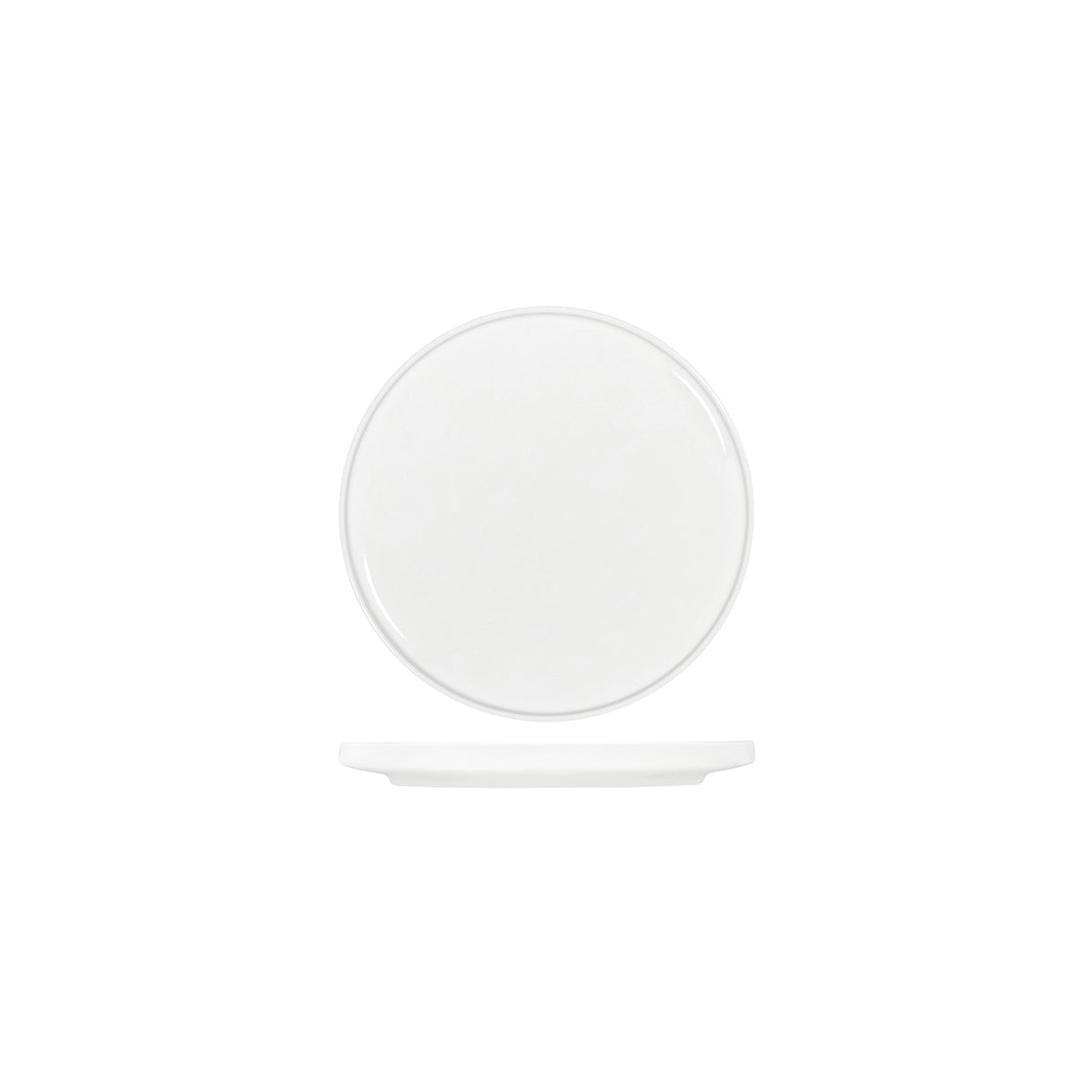 91086 Tablekraft Core White Round Walled Plate 200mm Tomkin Australia Hospitality Supplies