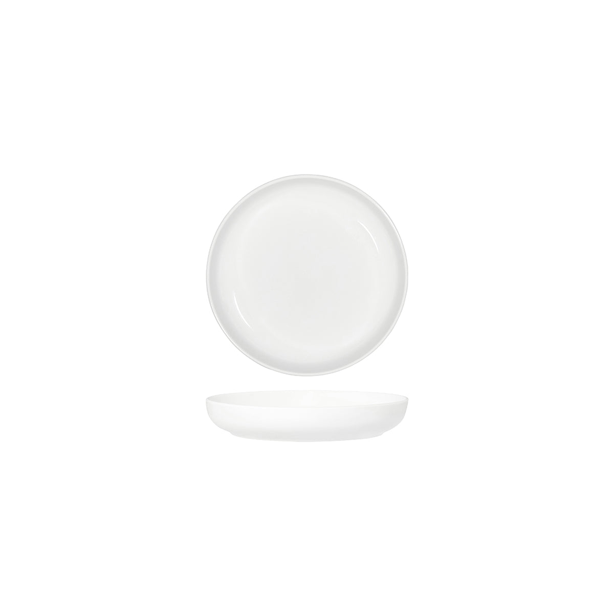 91090 Tablekraft Core White Round Deep Coupe Plate 160mm Tomkin Australia Hospitality Supplies