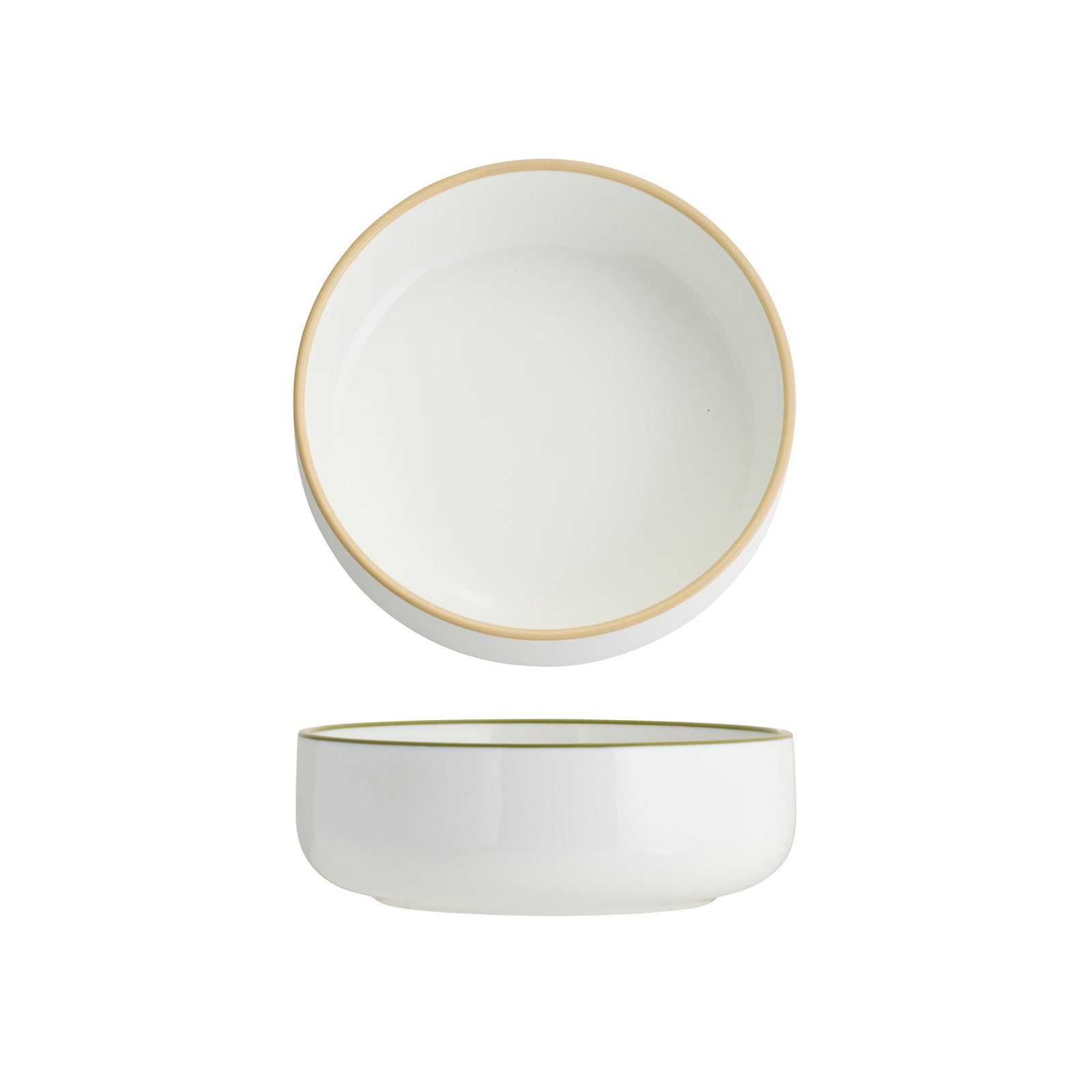 Core Round Deep Bowl Natural Rim 130x45mm