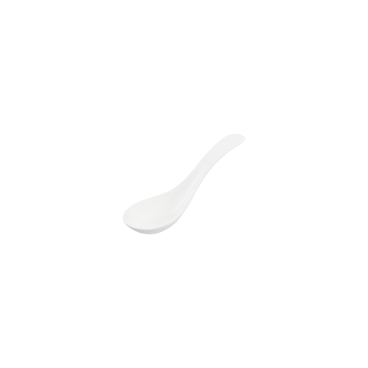 92033 Tablekraft Core White Chinese Spoon 130x40x30mm Tomkin Australia Hospitality Supplies
