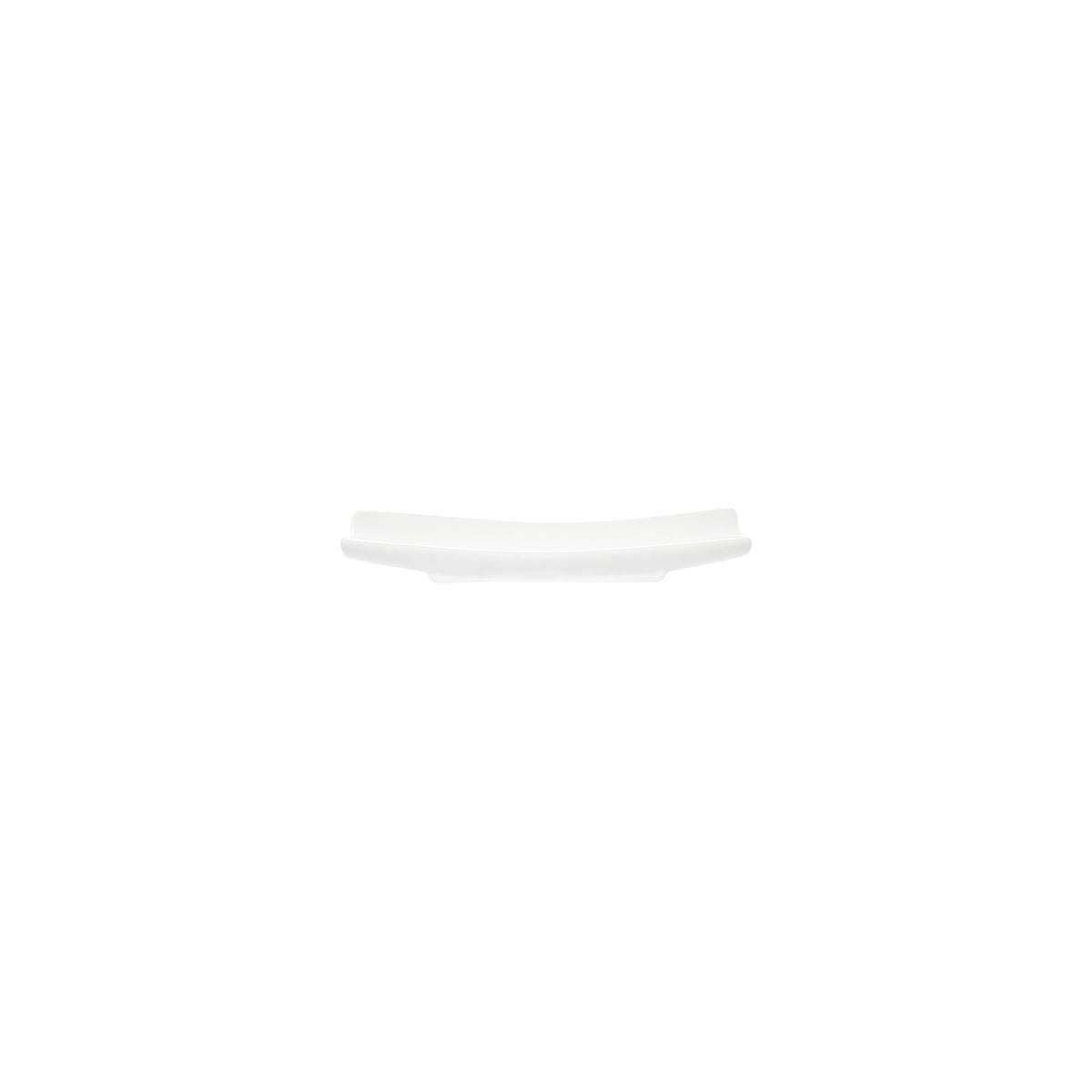 92044 Tablekraft Core White Rectangular Curved Server 200x70mm Tomkin Australia Hospitality Supplies