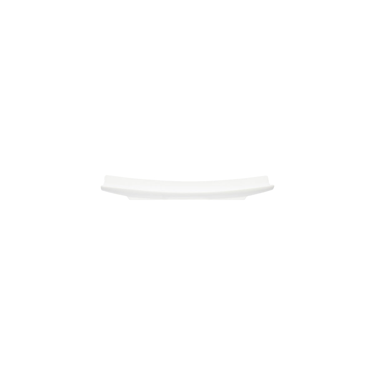 92045 Tablekraft Core White Rectangular Curved Server 275x70mm Tomkin Australia Hospitality Supplies