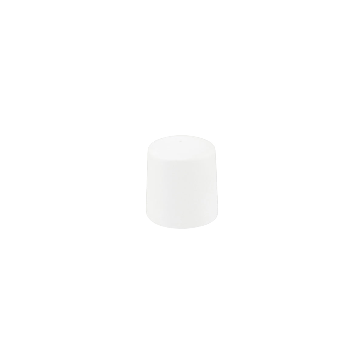 92050 Tablekraft Core White Drum Salt Shaker 48x53mm Tomkin Australia Hospitality Supplies