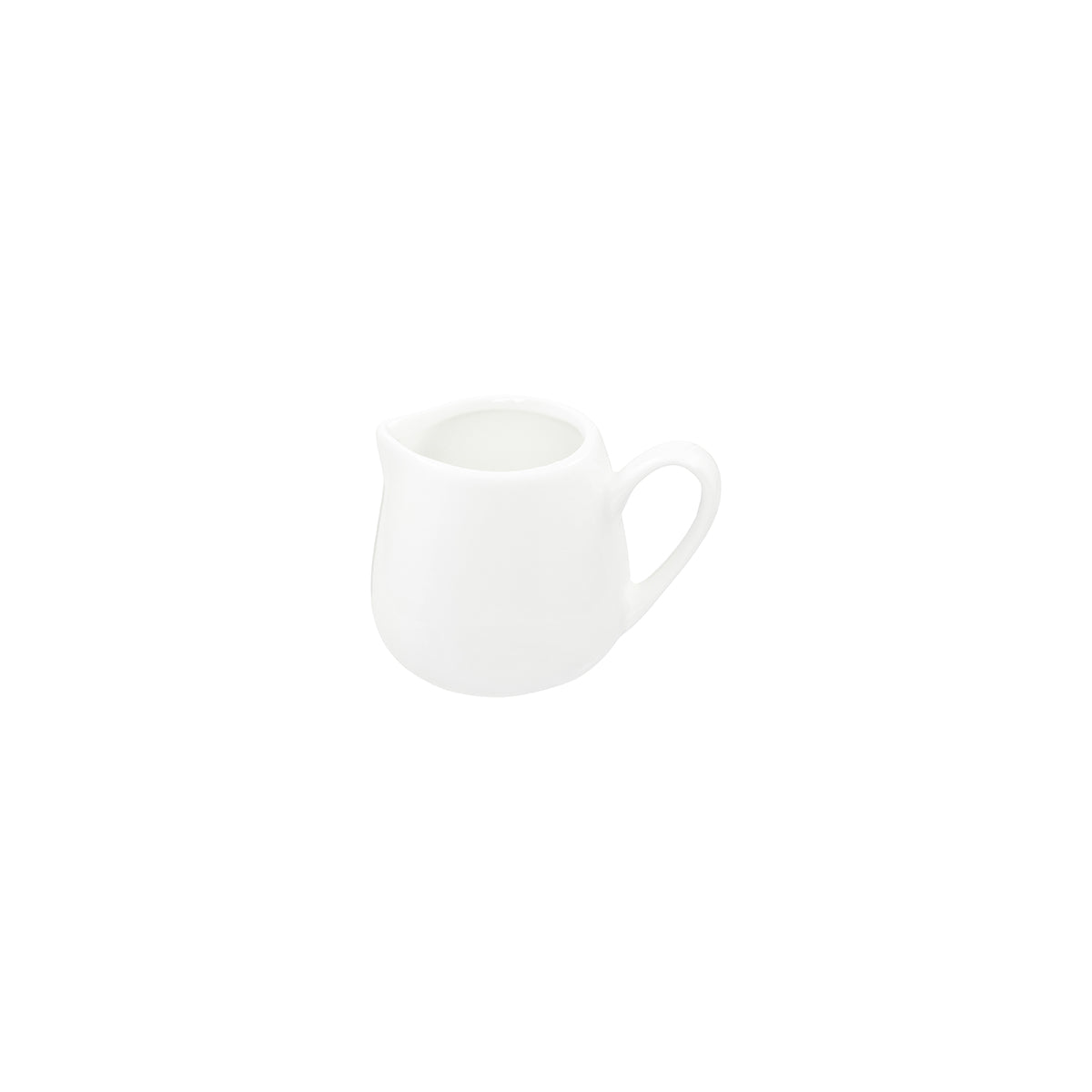 92065 Tablekraft Core White Creamer with Handle 80x60mm Tomkin Australia Hospitality Supplies