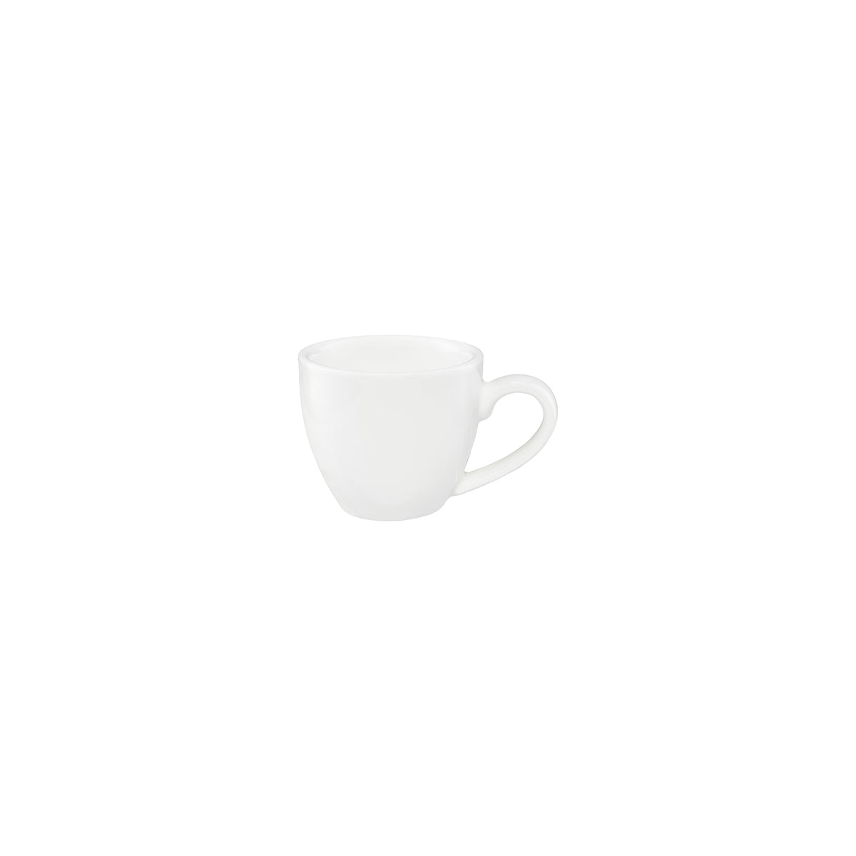 92080 Tablekraft Core White Espresso Cup Tapered 60ml Tomkin Australia Hospitality Supplies
