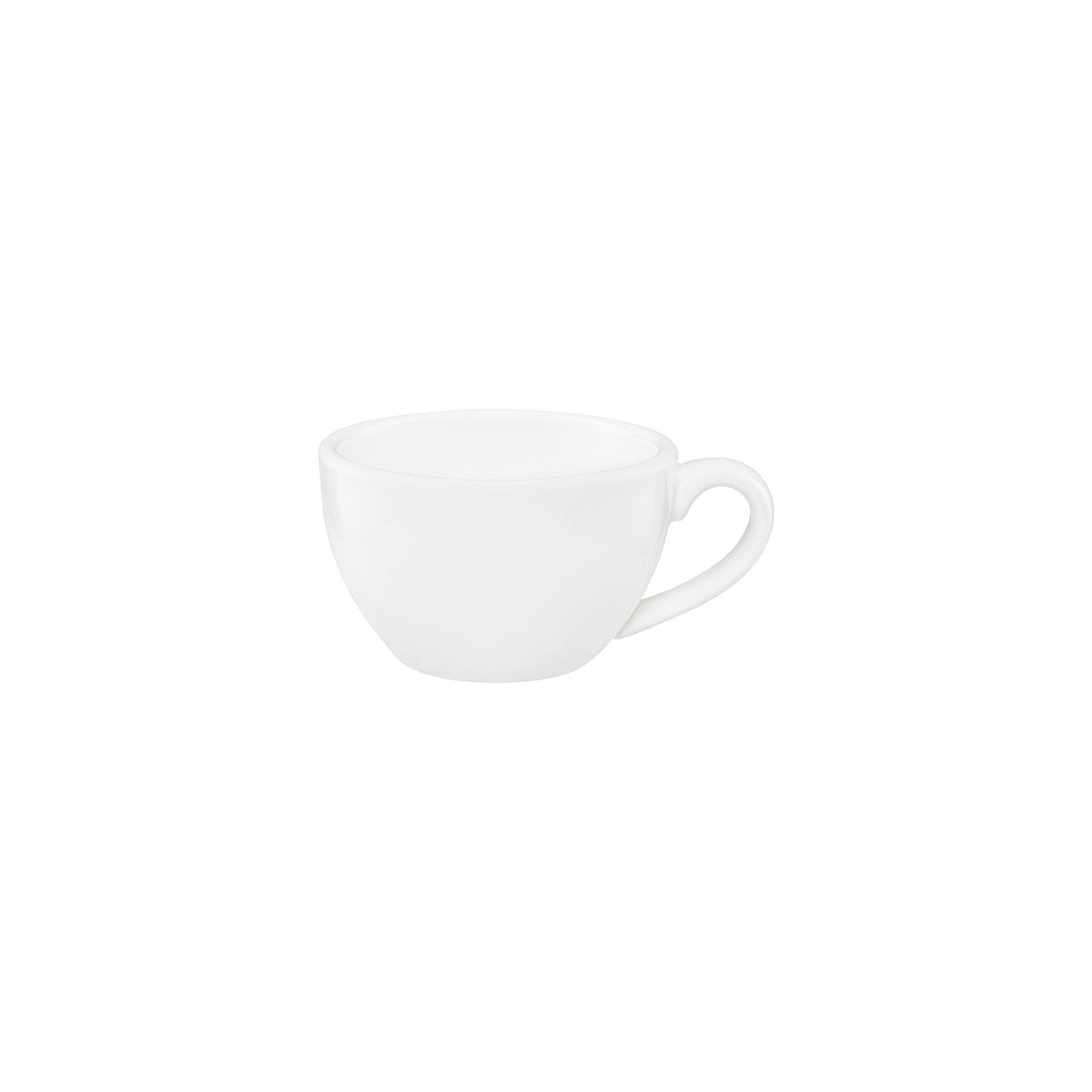 92084 Tablekraft Core White Cappuccino Cup Tapered 220ml Tomkin Australia Hospitality Supplies