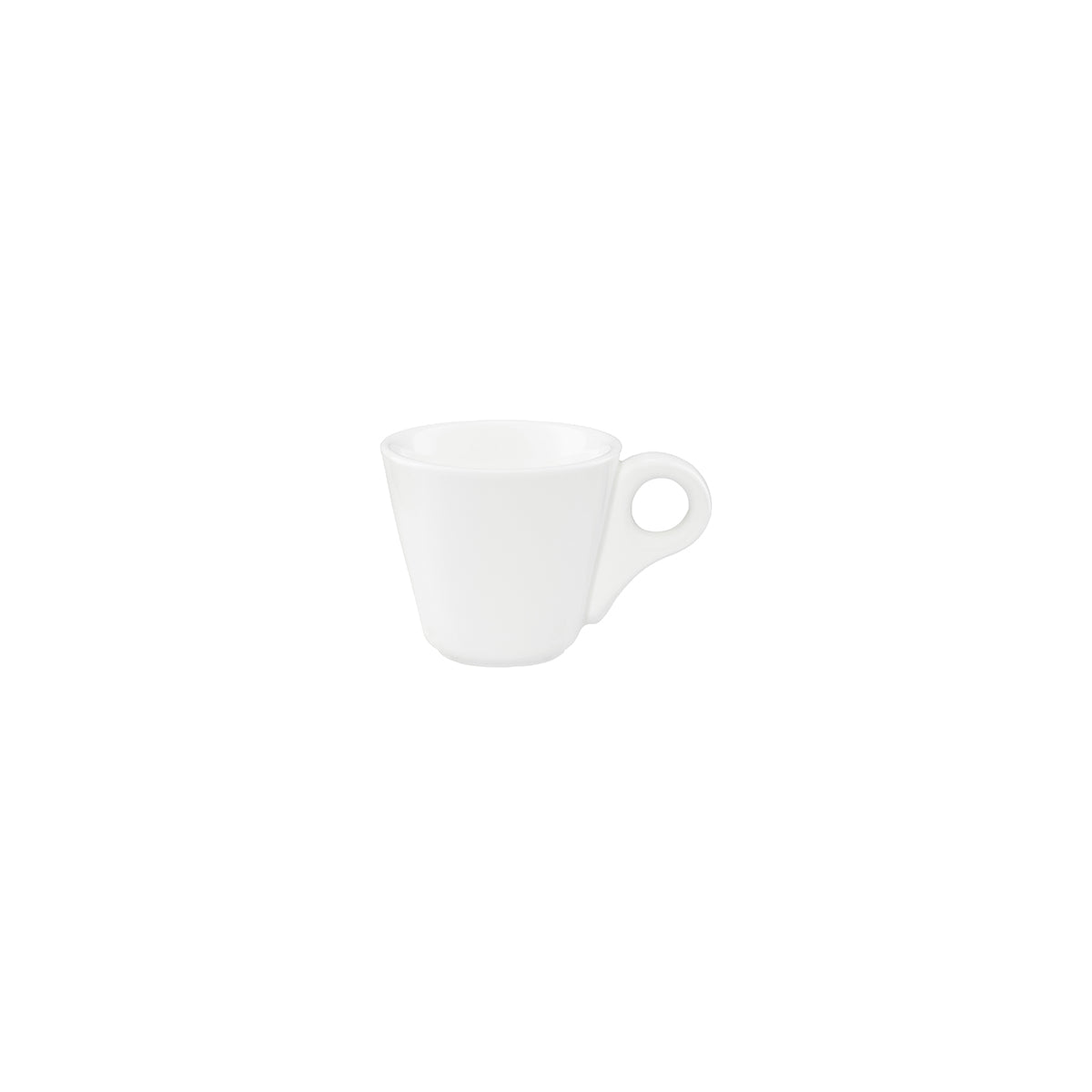 92086 Tablekraft Core White Espresso Cup V-Shape 70ml Tomkin Australia Hospitality Supplies