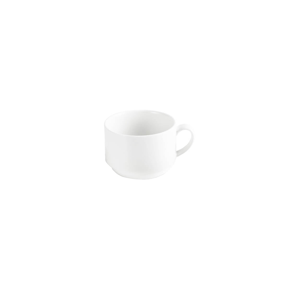 92093 Tablekraft Core White Banquet Coffee Cup Stack 220ml  Tomkin Australia Hospitality Supplies