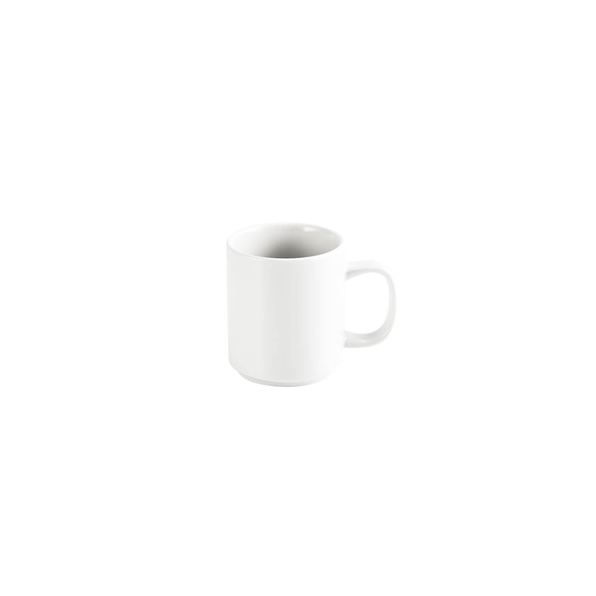 92098 Tablekraft Core White Banquet Coffee Mug Stack 275ml Tomkin Australia Hospitality Supplies