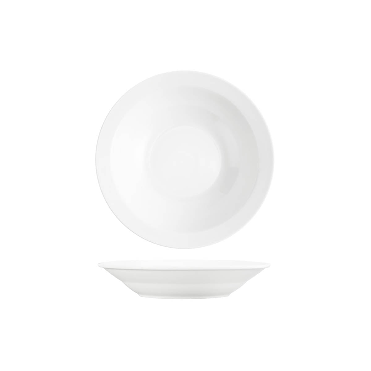93013 Tablekraft Core White Banquet Round Pasta Plate 230x40mm Tomkin Australia Hospitality Supplies