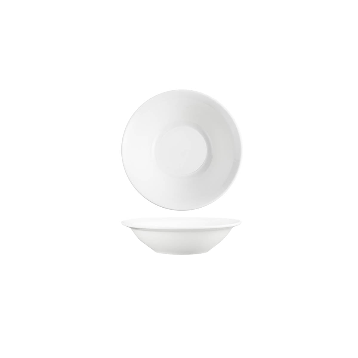 93014 Tablekraft Core White Banquet Round Fruit Bowl N/Rim 160mm Tomkin Australia Hospitality Supplies