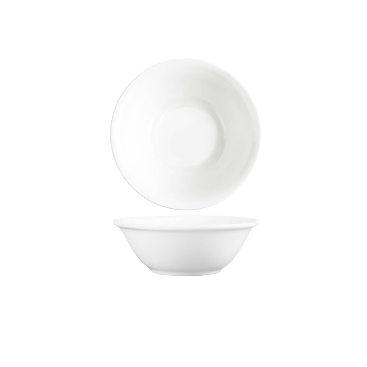 93015 Tablekraft Core White Banquet Round Salad Bowl N/Rim 175mm Tomkin Australia Hospitality Supplies