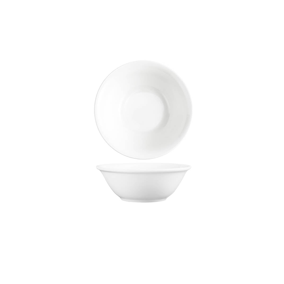 93016 Tablekraft Core White Banquet Round Salad Bowl N/Rim 130mm Tomkin Australia Hospitality Supplies