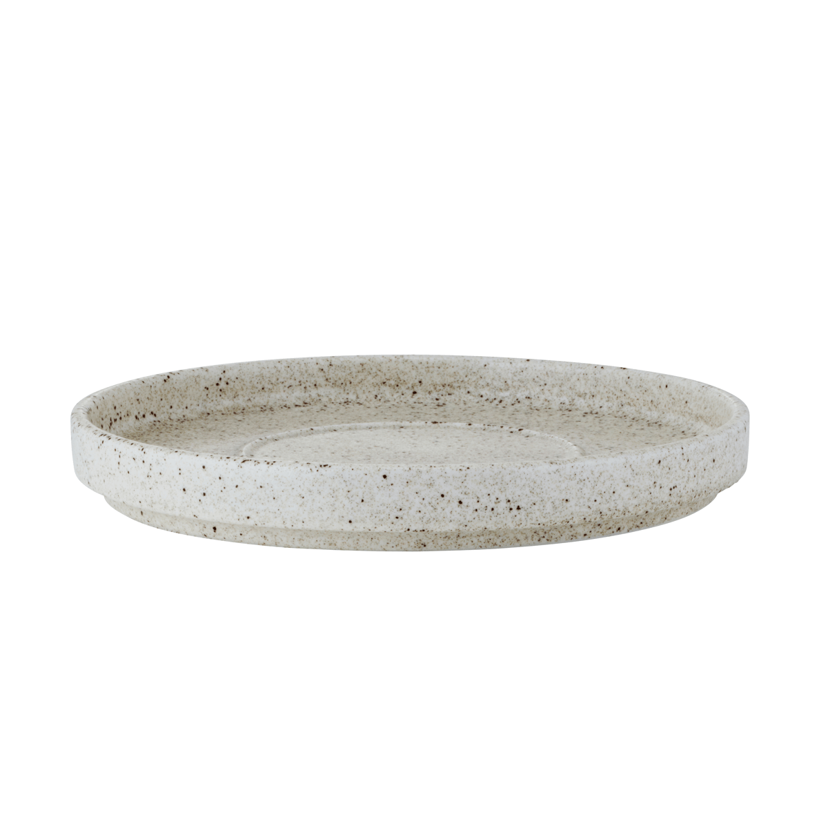 Tan Straight-Side Saucer