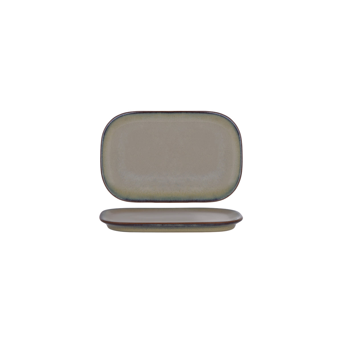 99866 Tablekraft Artistica Canvas Rect Coupe Plate 220x140mm Tomkin Australia Hospitality Supplies