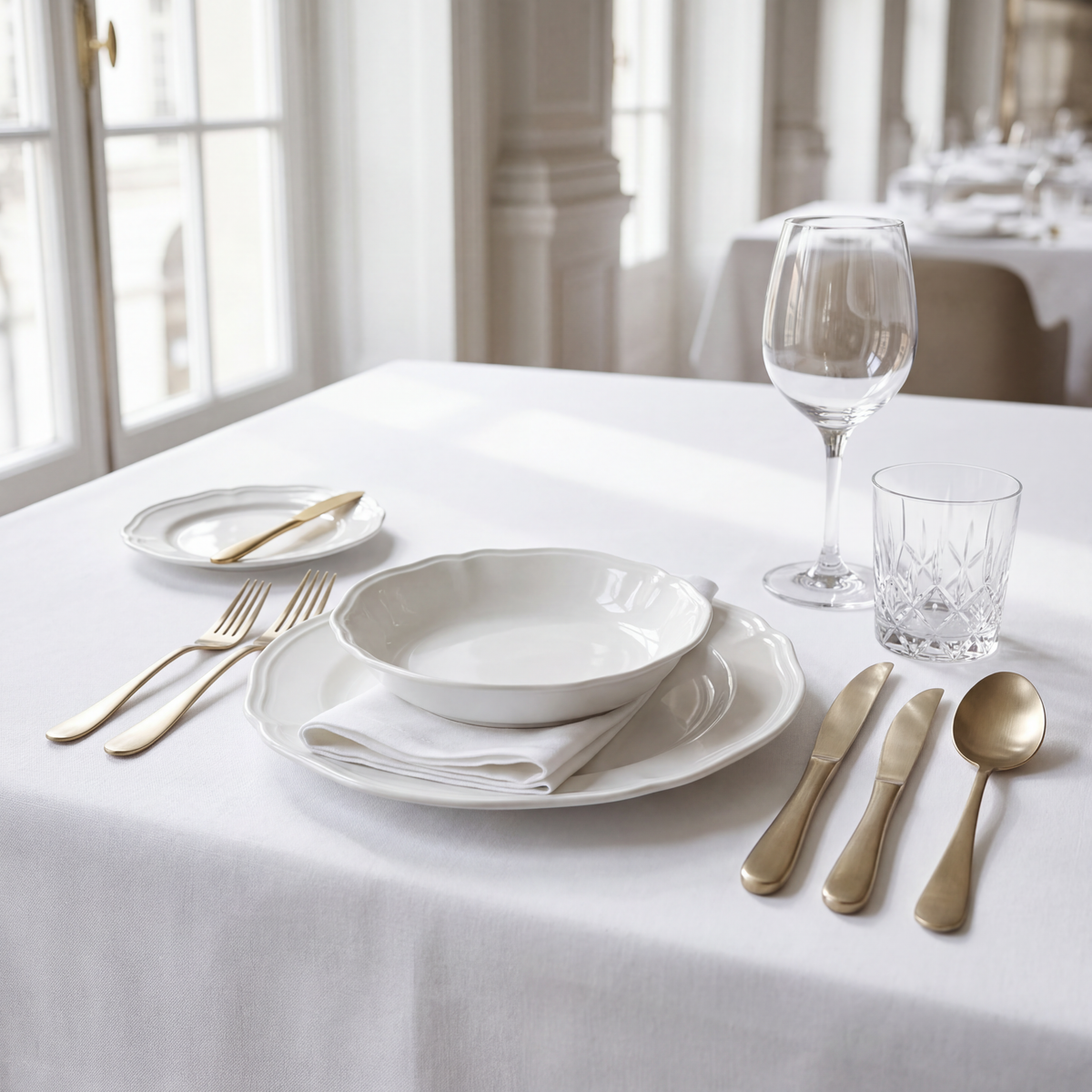 Luxor Champagne Satin Table Knife Solid 228mm
