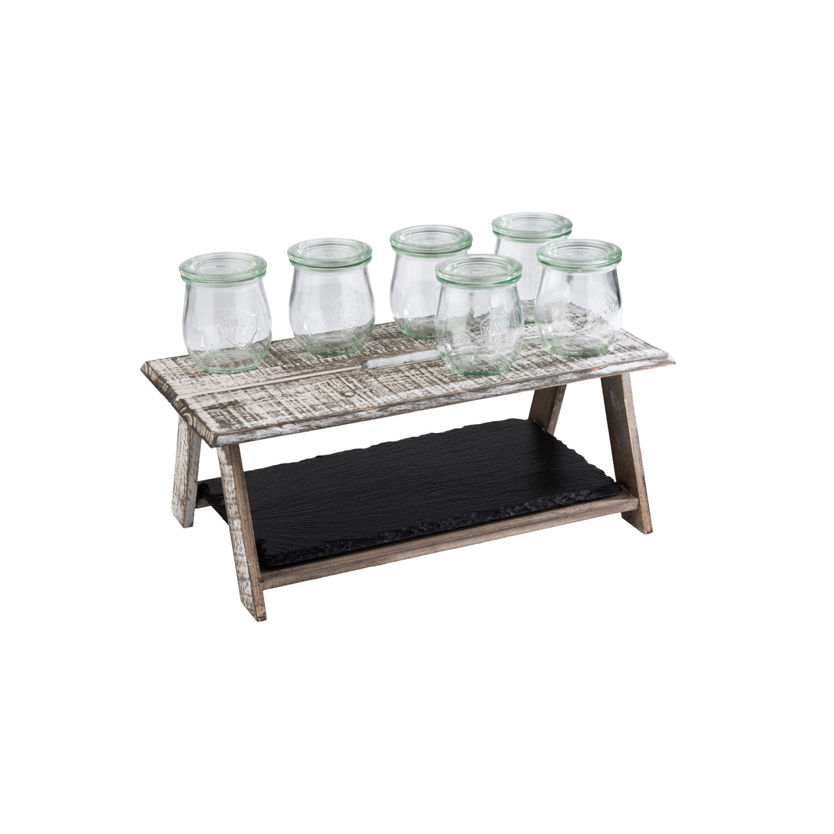 APS11634 APS APS Vintage Mini Buffet Stand Rectangular 400x215x15mm Tomkin Australia Hospitality Supplies