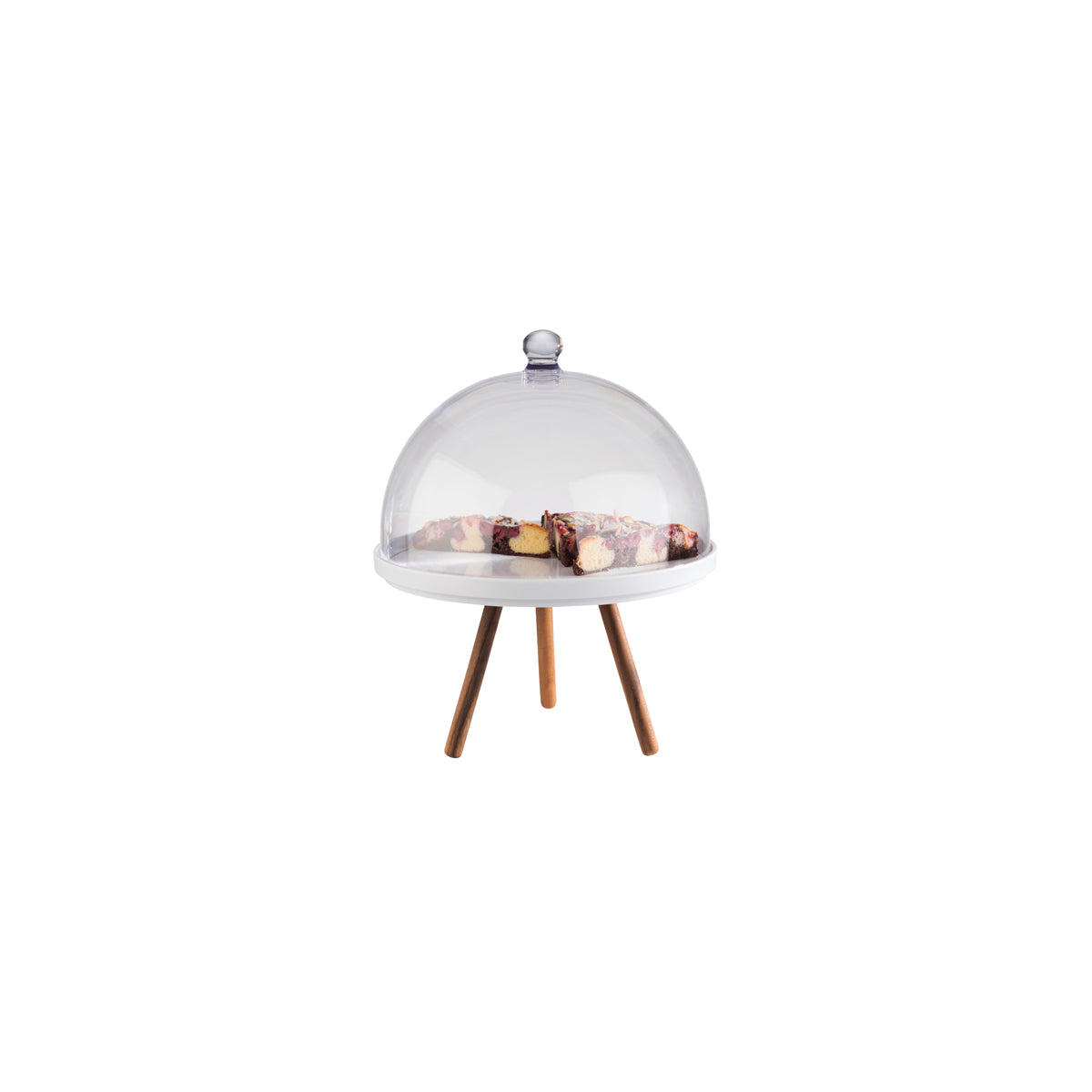 APS15621 APS APS Acacia Buffet Stand Round 305x150mm Tomkin Australia Hospitality Supplies