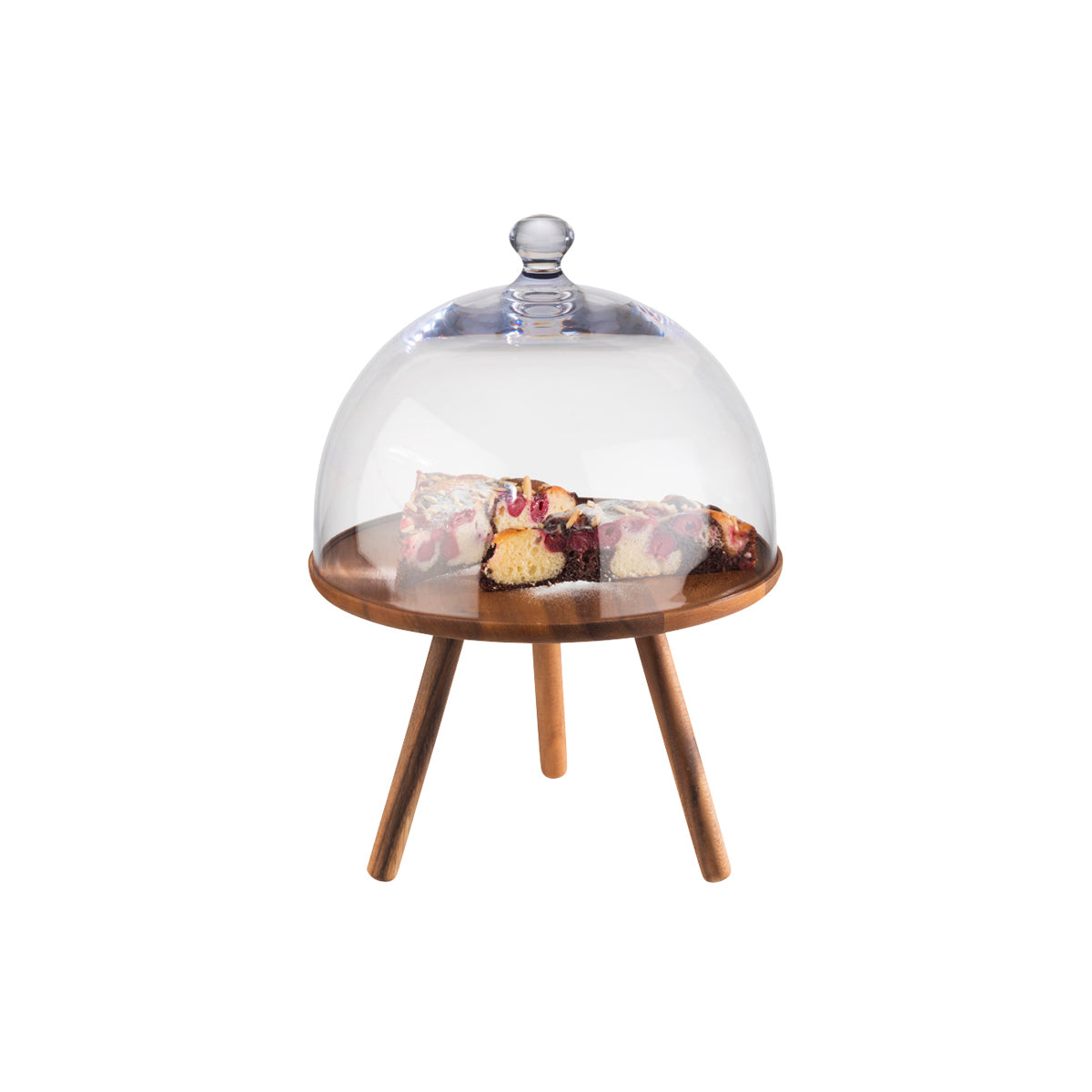 APS15622 APS APS Acacia Buffet Stand Round 305x200mm Tomkin Australia Hospitality Supplies