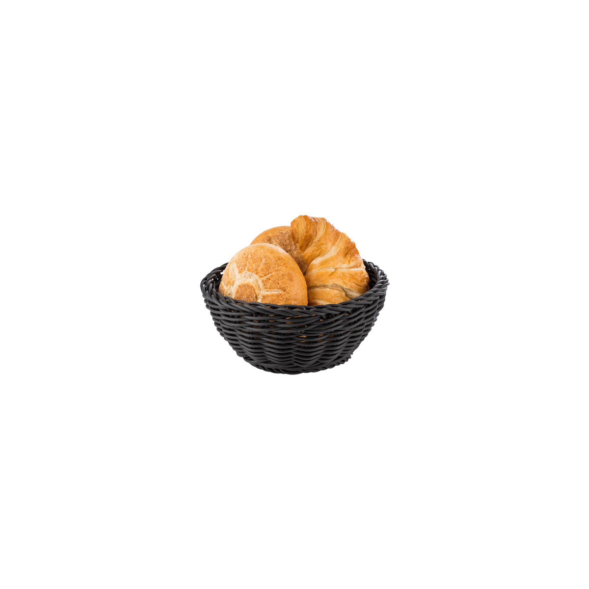 APS50607 APS APS Profi Line Basket Round Black 200x80mm Tomkin Australia Hospitality Supplies