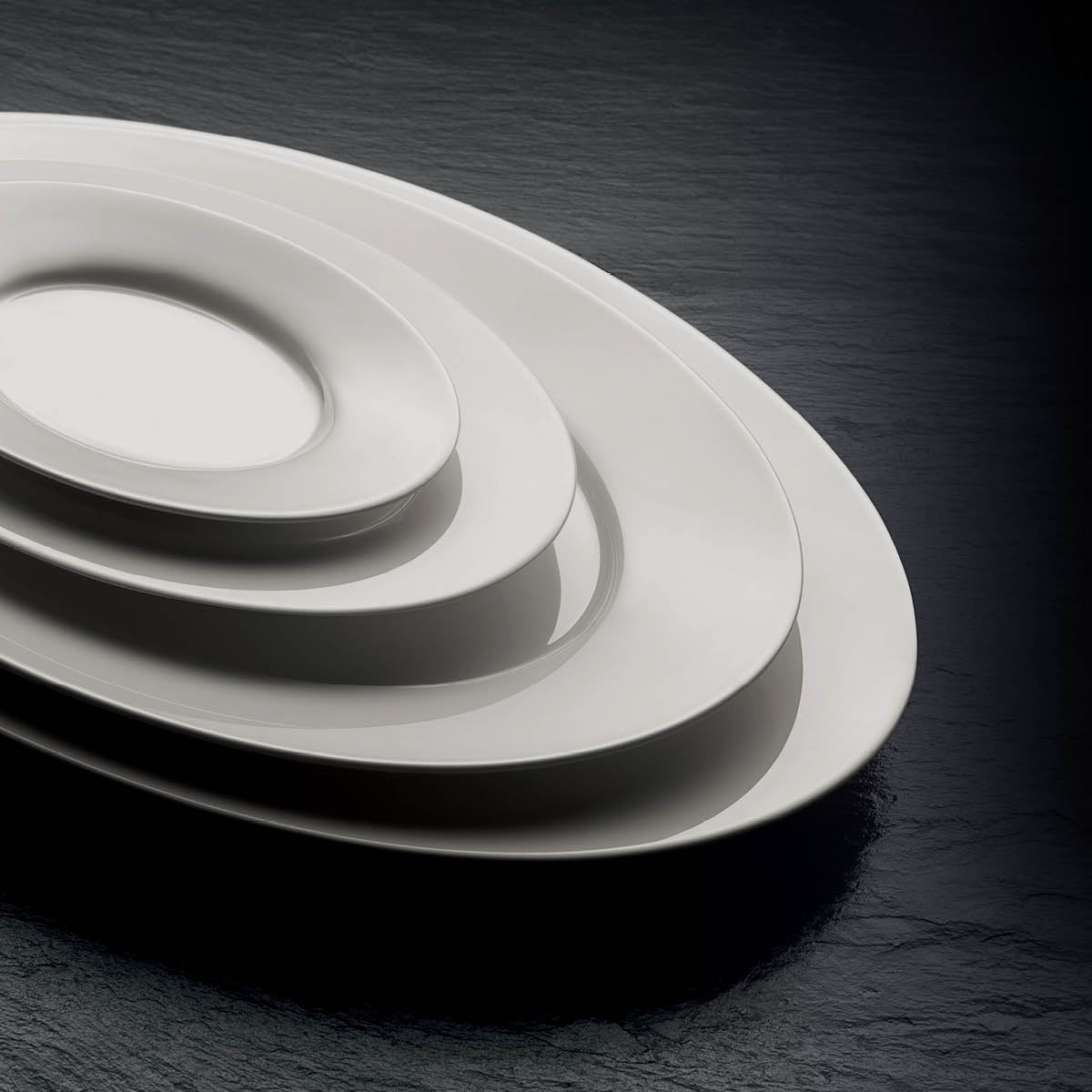 Purity Oval Platter with Rim 240x175mm