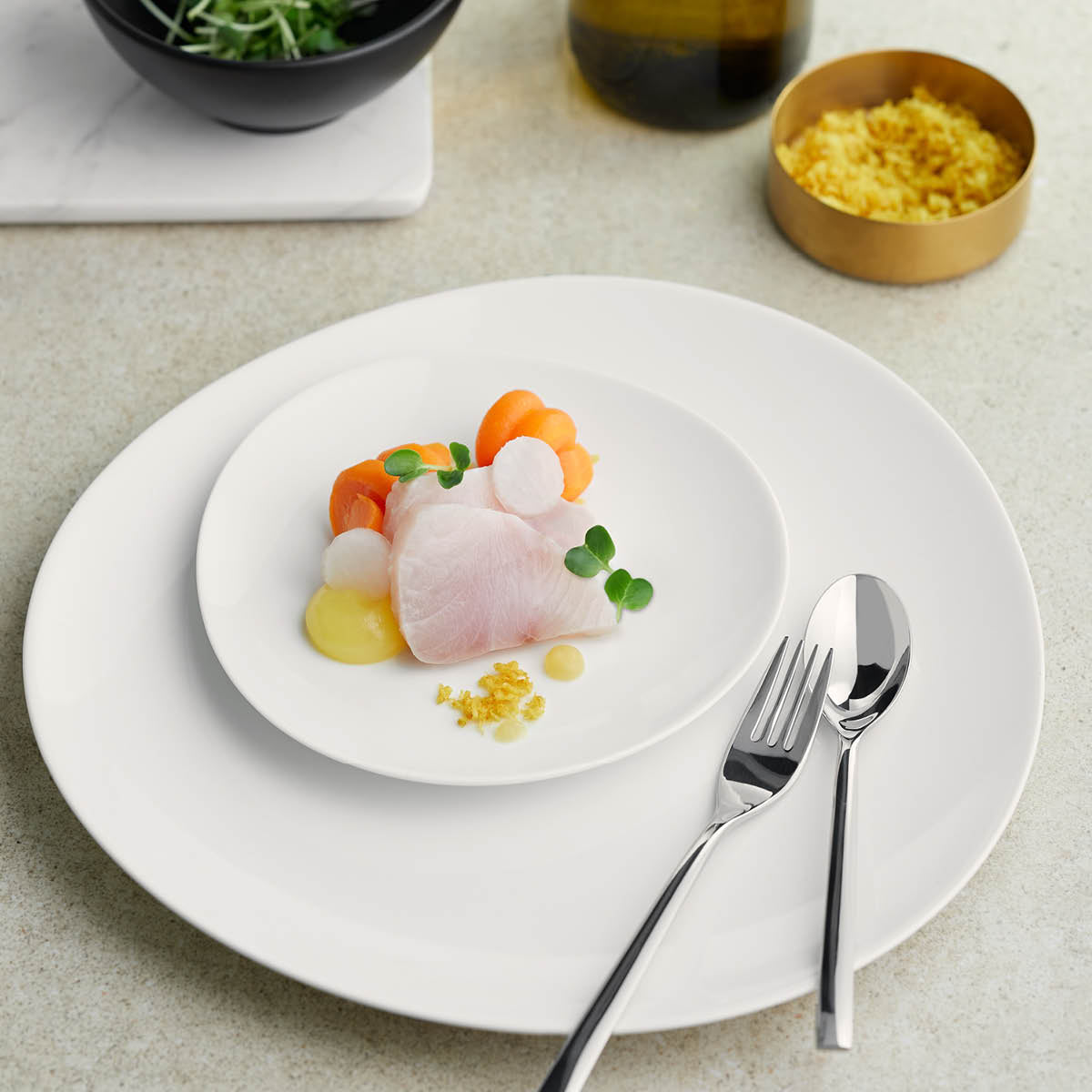 BHS6691224 Bauscher Bauscher Purity Round Coupe Plate 240mm Tomkin Australia Hospitality Supplies