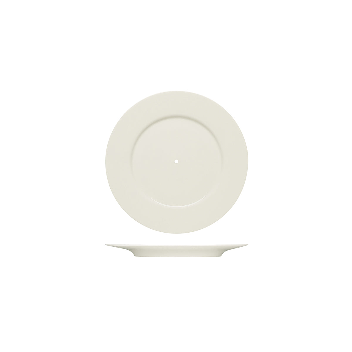 BHS6697201 Bauscher Bauscher Purity Round Plate with Wide Rim 220mm To Suit Serving Stand Tomkin Australia Hospitality Supplies