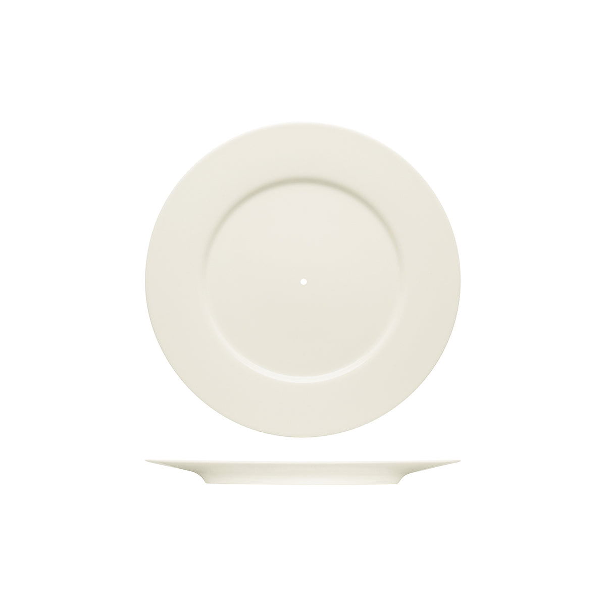 BHS6697202 Bauscher Bauscher Purity Round Plate with Wide Rim 290mm To Suit Serving Stand Tomkin Australia Hospitality Supplies