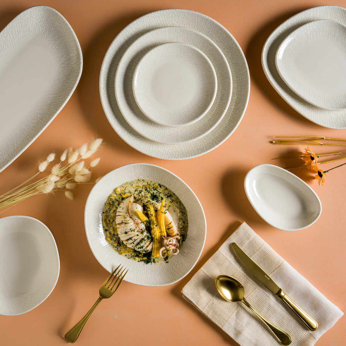 Radix Round Flat Platter 320mm