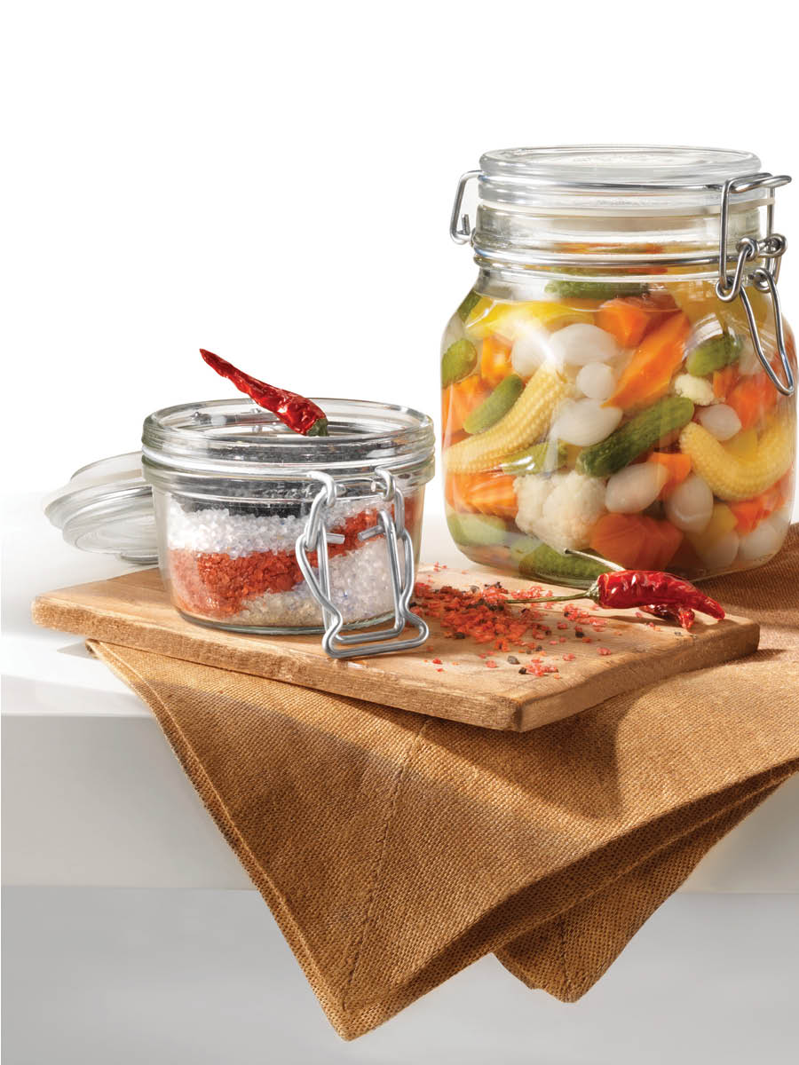 340-001 Bormioli Rocco Fido Jar Clear Lid 750ml Tomkin Australia Hospitality Supplies