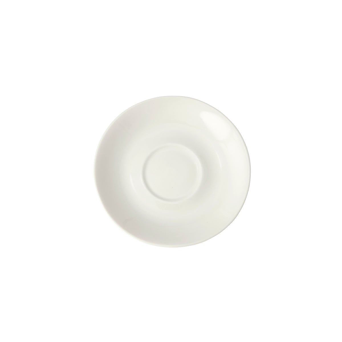 Brew White Espresso Saucer 120mm | Tomkin Australia