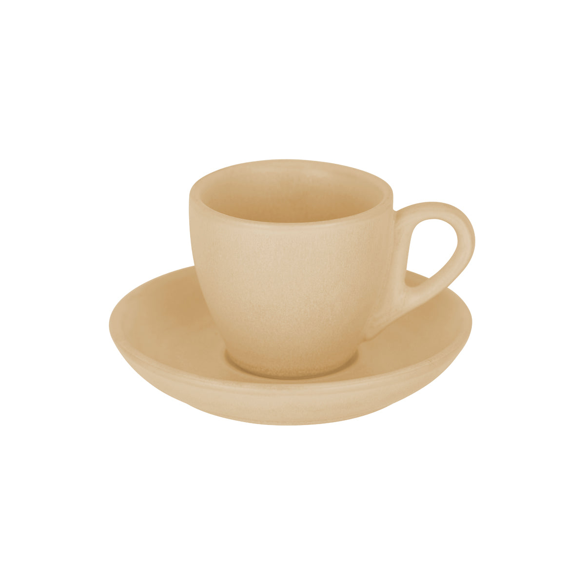 BW8105 Brew Sandstone Espresso Saucer 120mm Tomkin Australia Hospitality Supplies