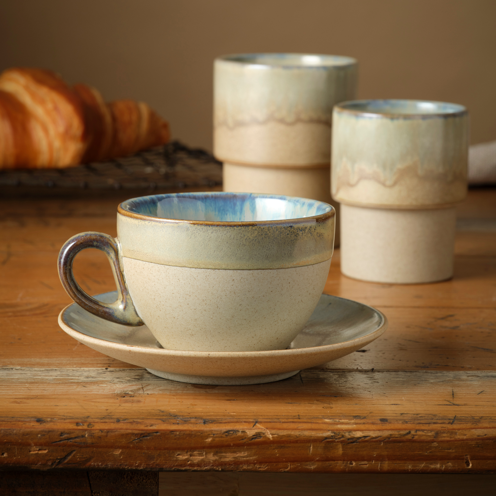 Sandy Beige Espresso Saucer 125mm