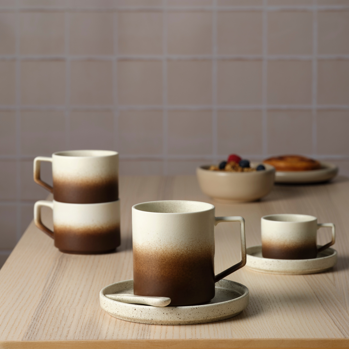 Desert Tan Straight-Side Mug  380ml