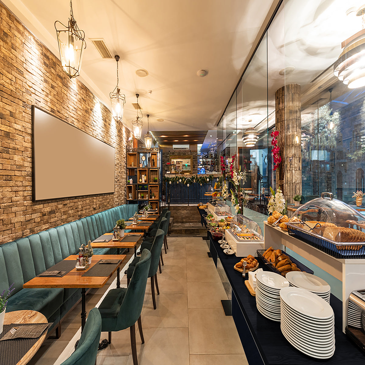 55216 Chef Inox Buffet Modular Station 1/2 Size Front Panel Tomkin Australia Hospitality Supplies