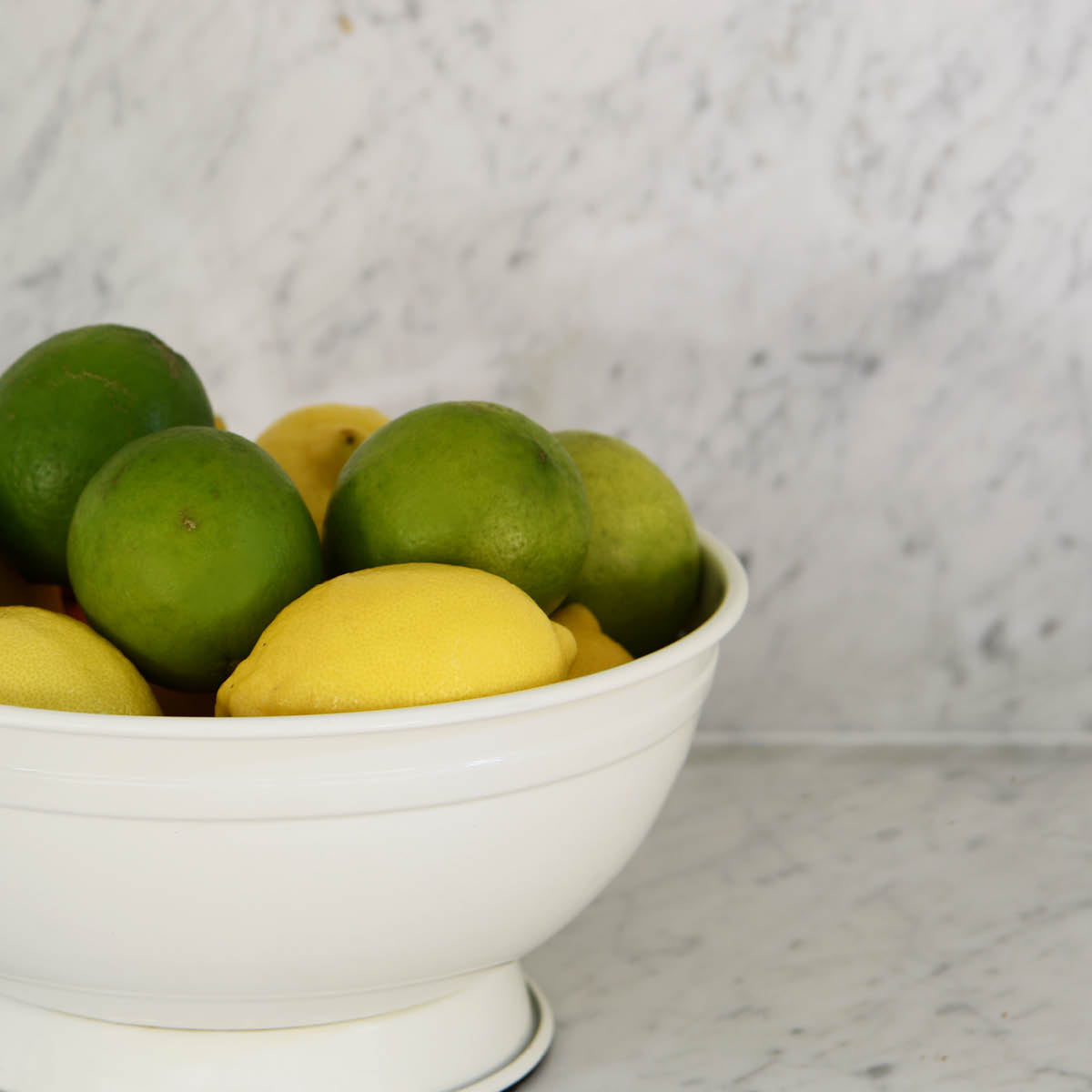 78820 Chef Inox Coney Island Creme Powder Coated Footed Serving Bowl 250x120mm Tomkin Australia Hospitality Supplies