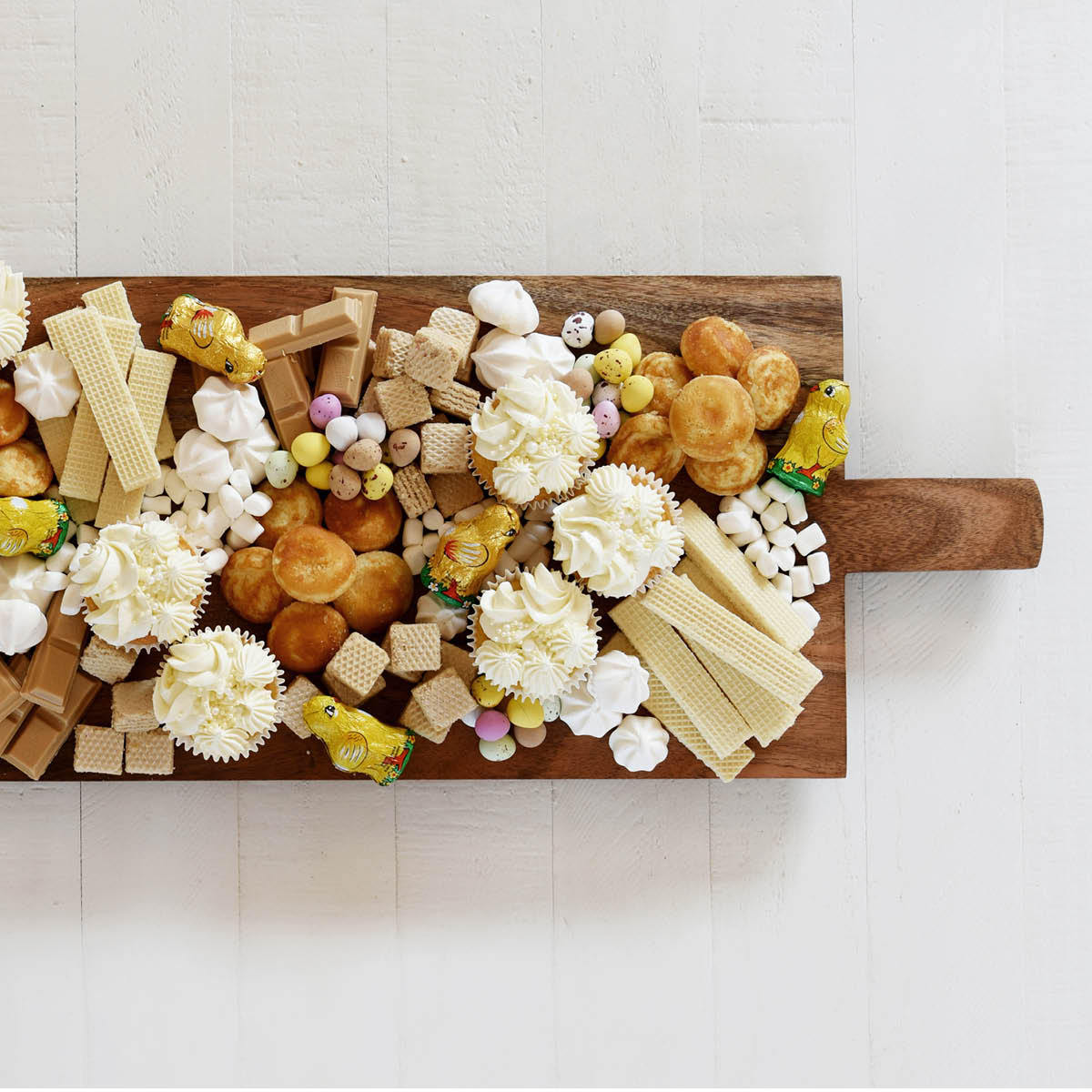 04971 Chef Inox Serve Acacia Paddle Board with Black Acacia Inlay 610x190x25mm Tomkin Australia Hospitality Supplies