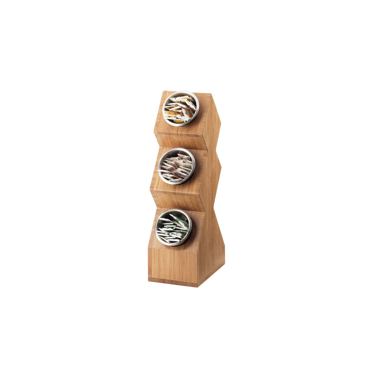 Bamboo 3 Cylinder Vertical Stand 159x241x578mm