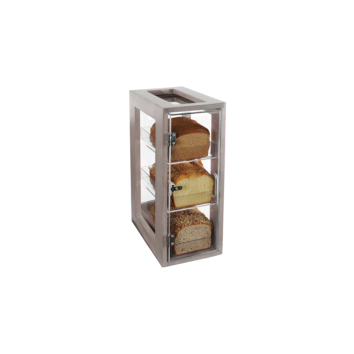 Aspen 3 Tier Bread Display Case 203x330x521mm