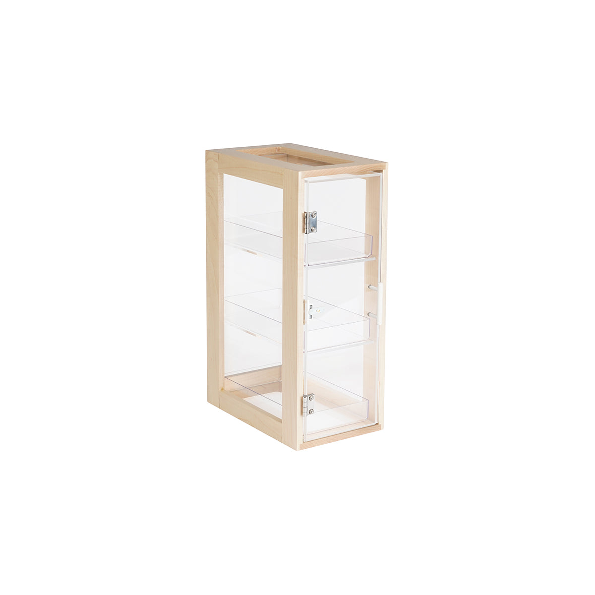 Blonde 3 Tier Bread Display Case 203x330x521mm