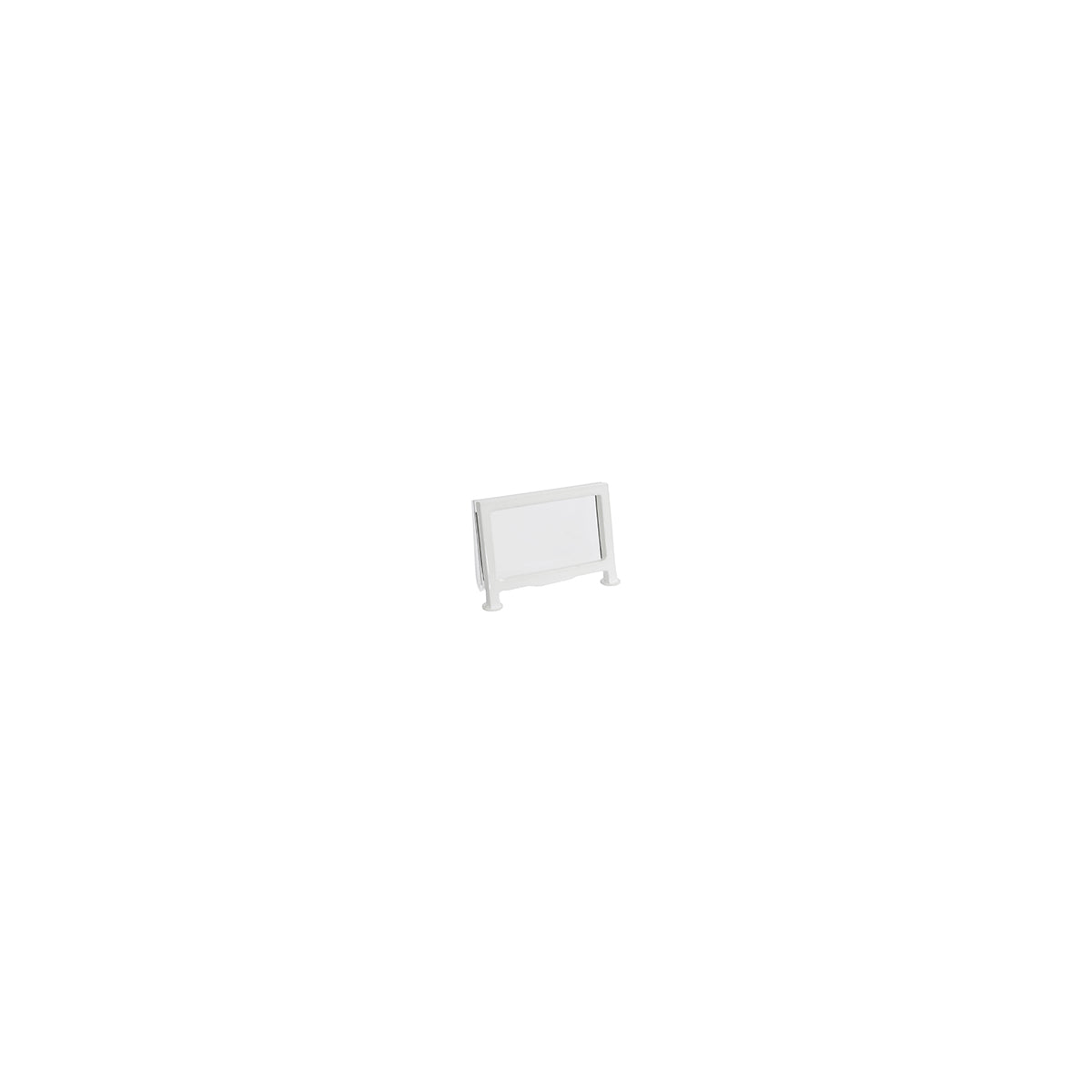 CM1262-15 Cal-Mil Blonde White Rectangle Frames Cardholder 89x51mm Tomkin Australia Hospitality Supplies