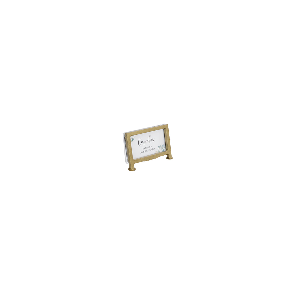 CM1262-90 Cal-Mil Heritage Rectangle Sign Holders 89x51mm Tomkin Australia Hospitality Supplies