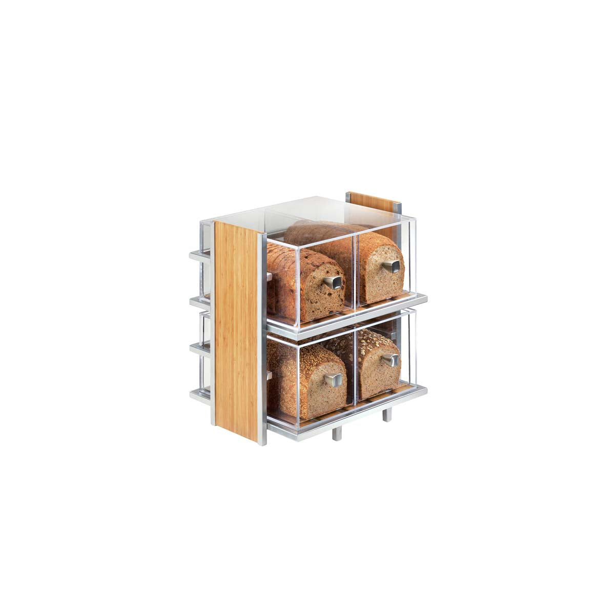 CM1279 Cal-Mil Bamboo Eco Modern Bread Box 356x292x381mm Tomkin Australia Hospitality Supplies