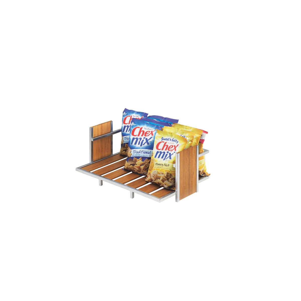 CM1471 Cal-Mil Bamboo Eco Modern Merchandiser Frame Tomkin Australia Hospitality Supplies