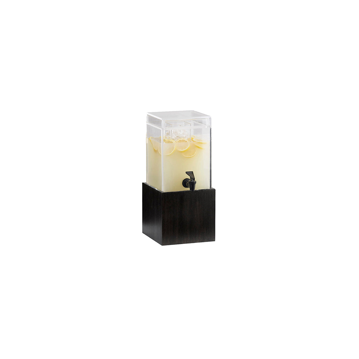 CM1527-1-96 Cal-Mil Midnight Drink Dispenser with Ice Chamber 210x248x451mm / 6.819Lt Tomkin Australia Hospitality Supplies