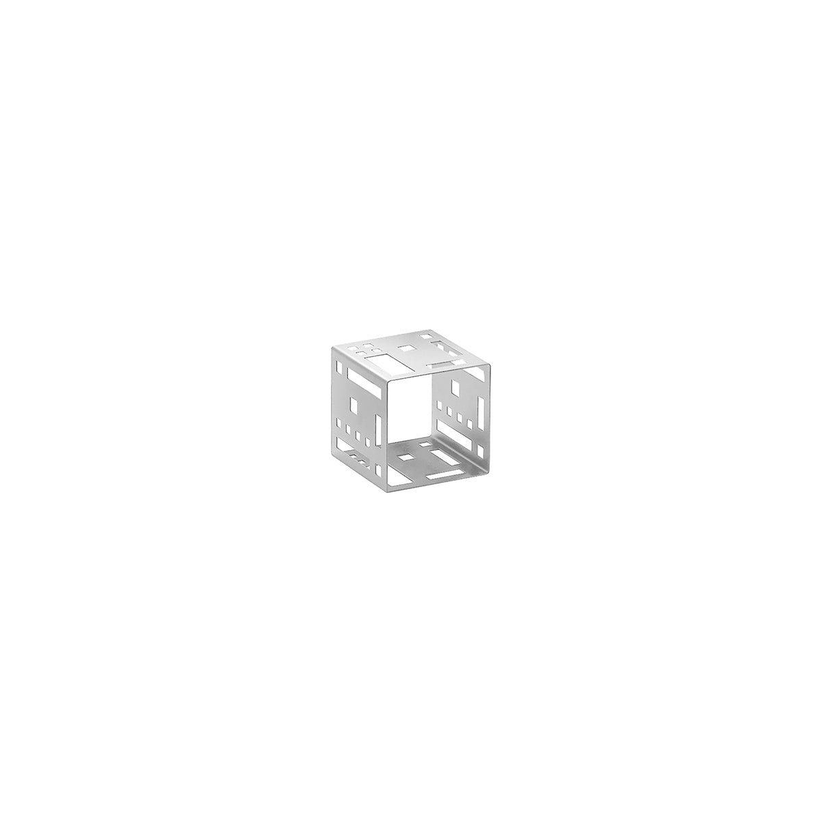 CM1607-5-55 Cal-Mil Squared Stainless Steel Cube Risers 127x127x127mm Tomkin Australia Hospitality Supplies