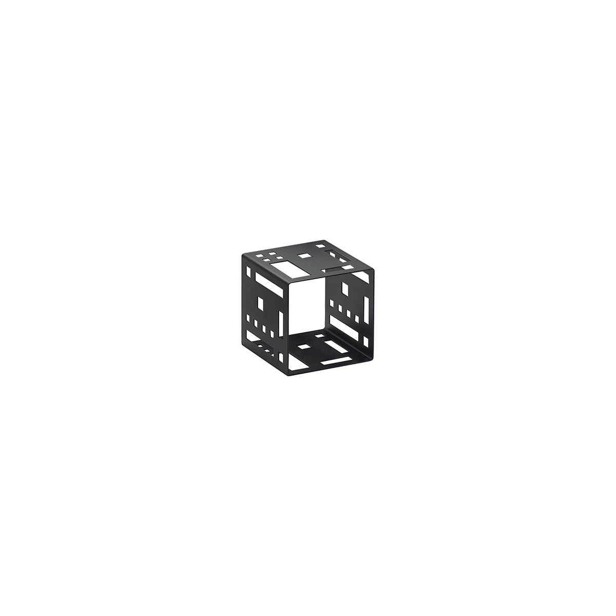 CM1607-7-13 Cal-Mil Squared Black Cube Risers 178x178x178mm Tomkin Australia Hospitality Supplies