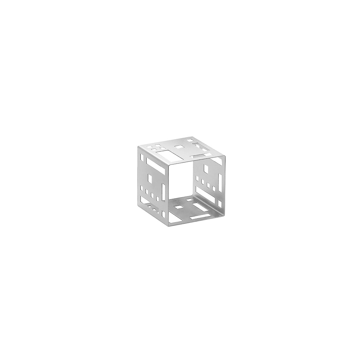 CM1607-9-55 Cal-Mil Squared Stainless Steel Cube Risers 229x229x229mm Tomkin Australia Hospitality Supplies