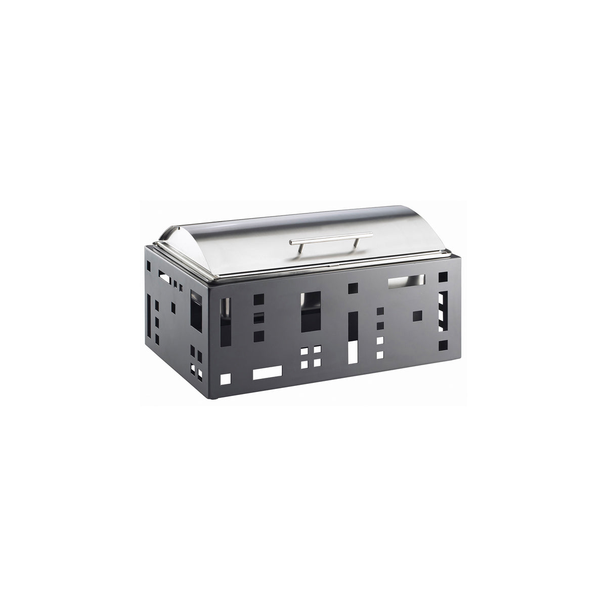 CM1613-13 Cal-Mil Squared Chafer With Stainless Steel Chafer Cover 584x381x406mm Tomkin Australia Hospitality Supplies